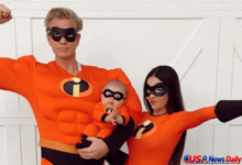 family of 3 halloween costumes disney
