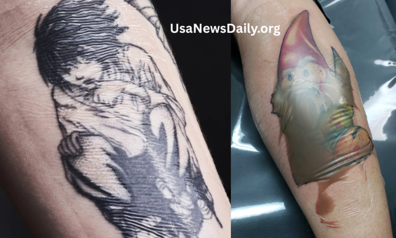 how long to keep saniderm on tattoo